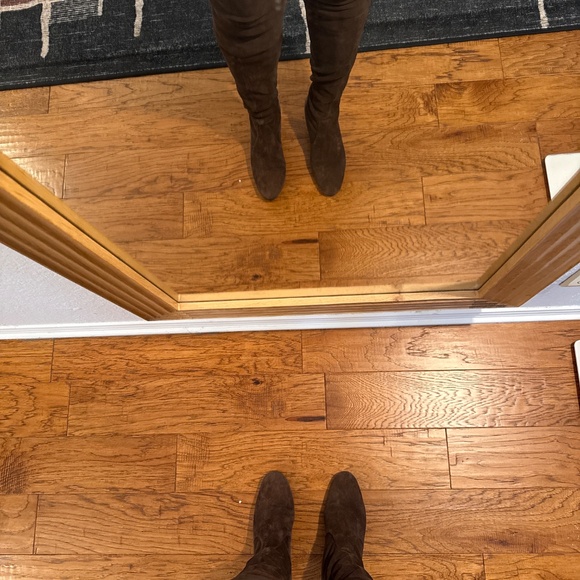 Stuart Weitzman Dark Brown Over-the-Knee Boots - Picture 9 of 11